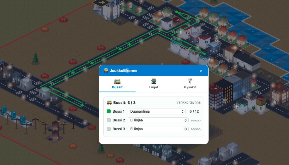 The bus depot is the heart of public transport